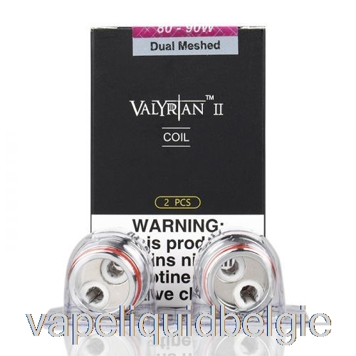 Vape Vloeistof Uwell Valyrian Ii 2 Vervangende Spoelen 0.14ohm Un2-2 Dual Mesh-spoelen